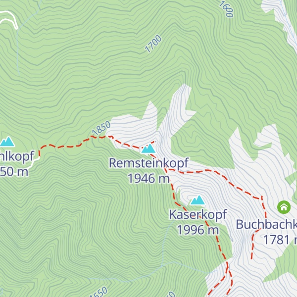 Map of Remsteinkopf