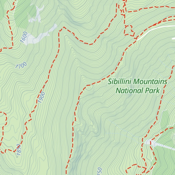 Map of Cima Vallelunga