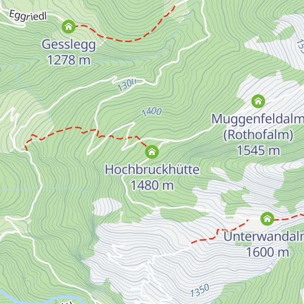 Map of Hochbruckhütte