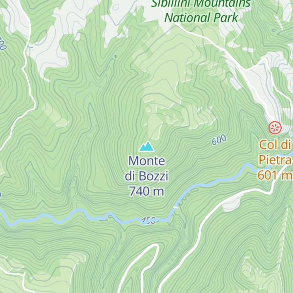 Map of Monte di Bozzi
