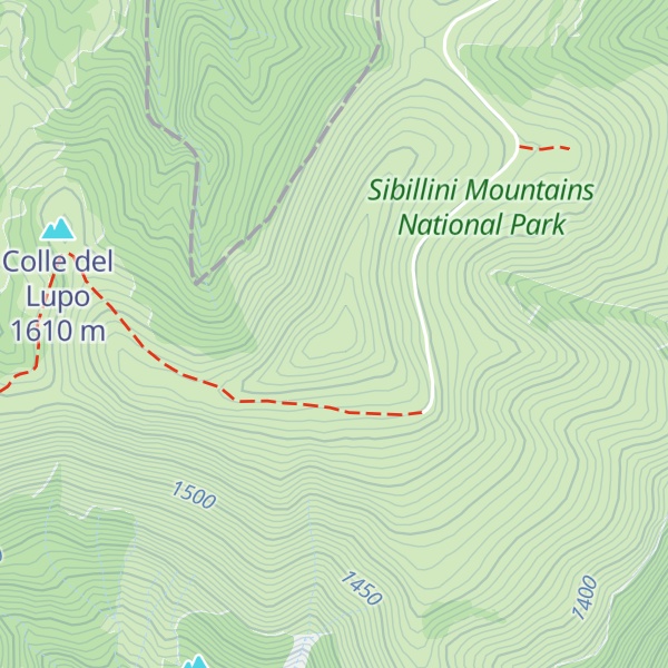Map of Monte Macchialta