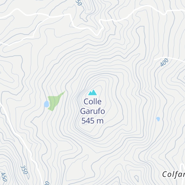 Map of Colle Garufo