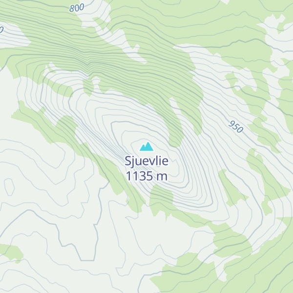 Map of Sjuevlie