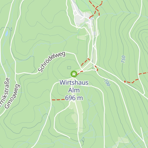 Map of Wirtshaus Alm