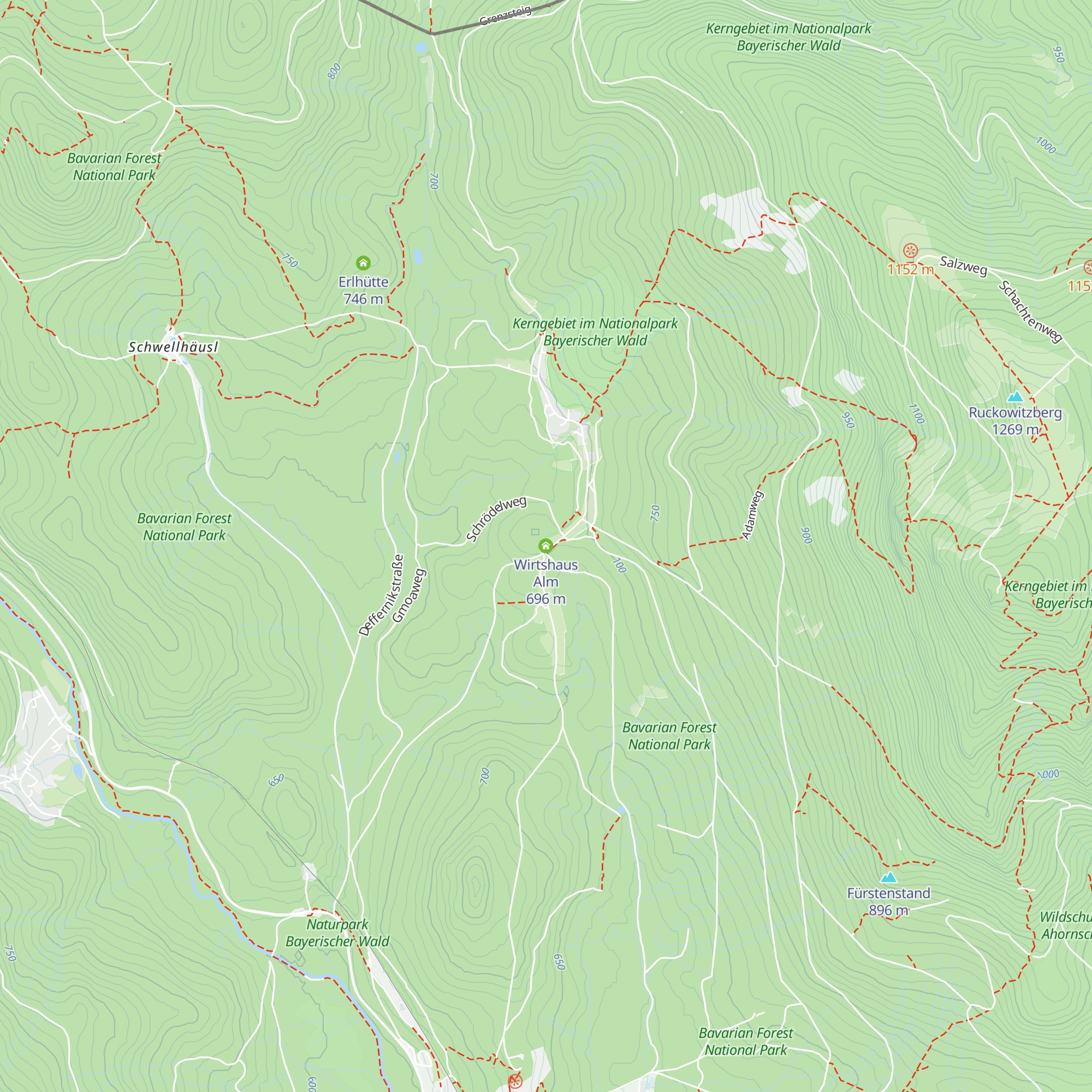Wirtshaus Alm map