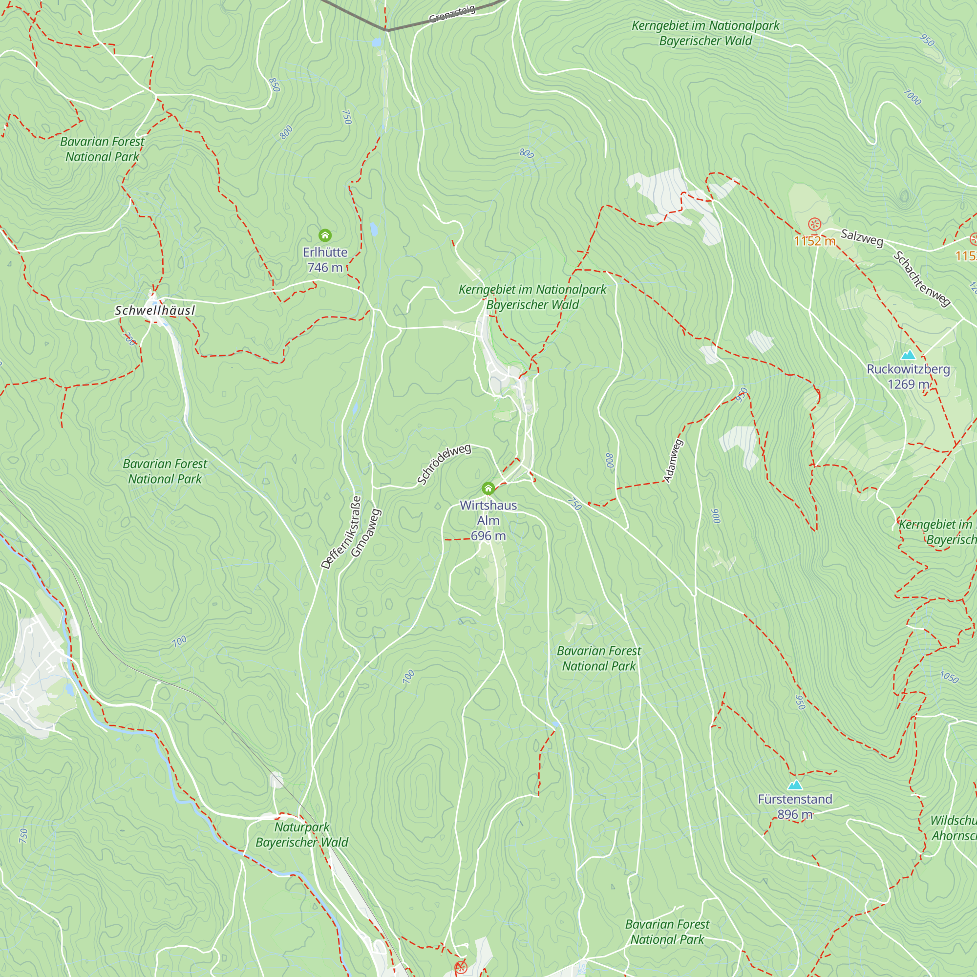 Wirtshaus Alm map