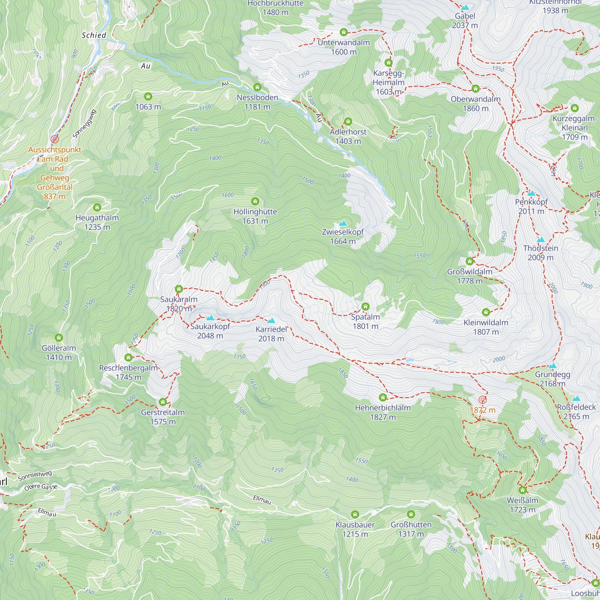 Karalm map