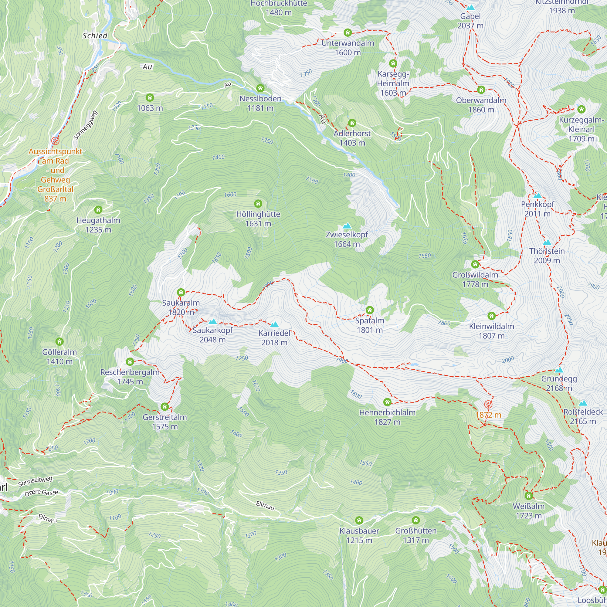 Karalm map