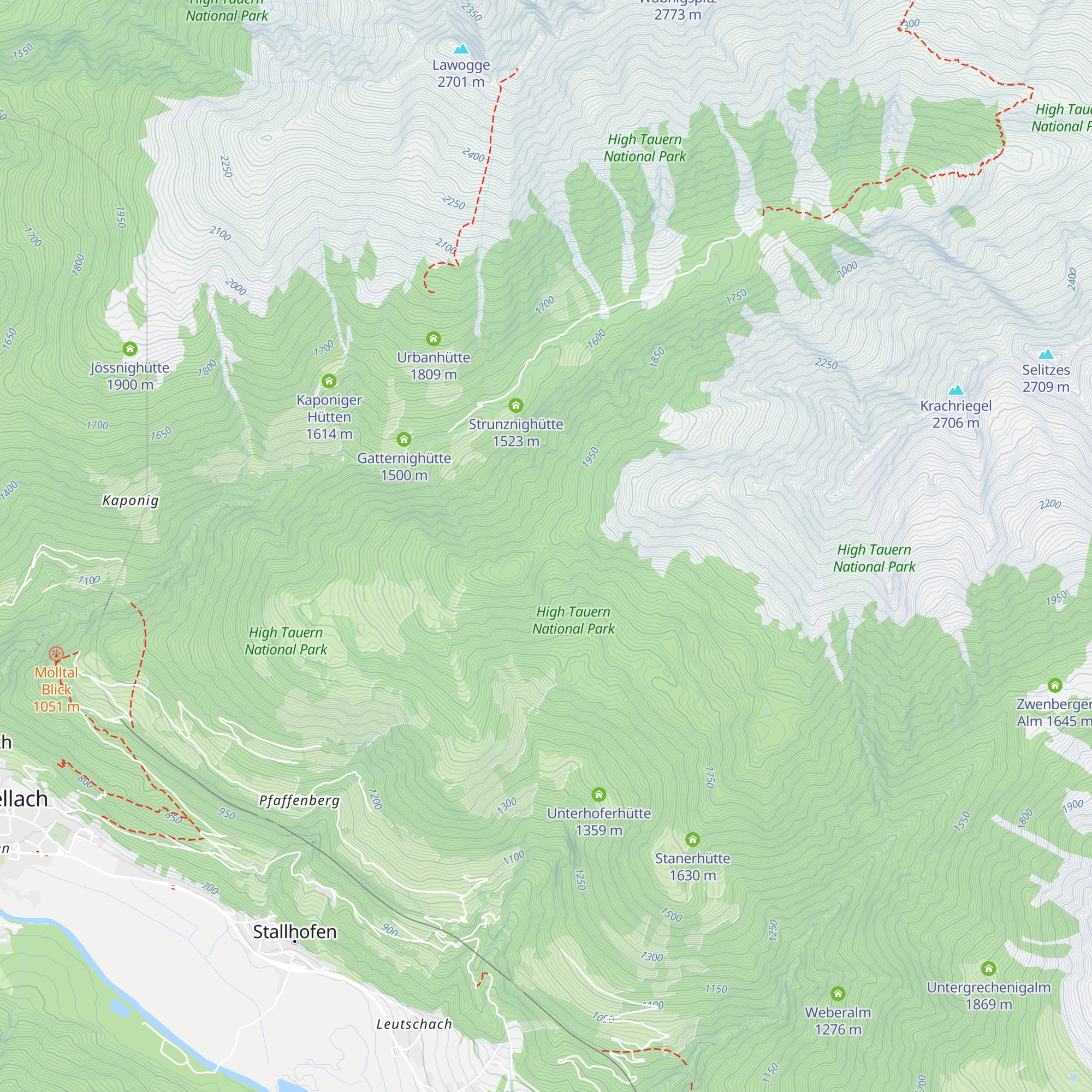 Buchhölzertörlhütte map