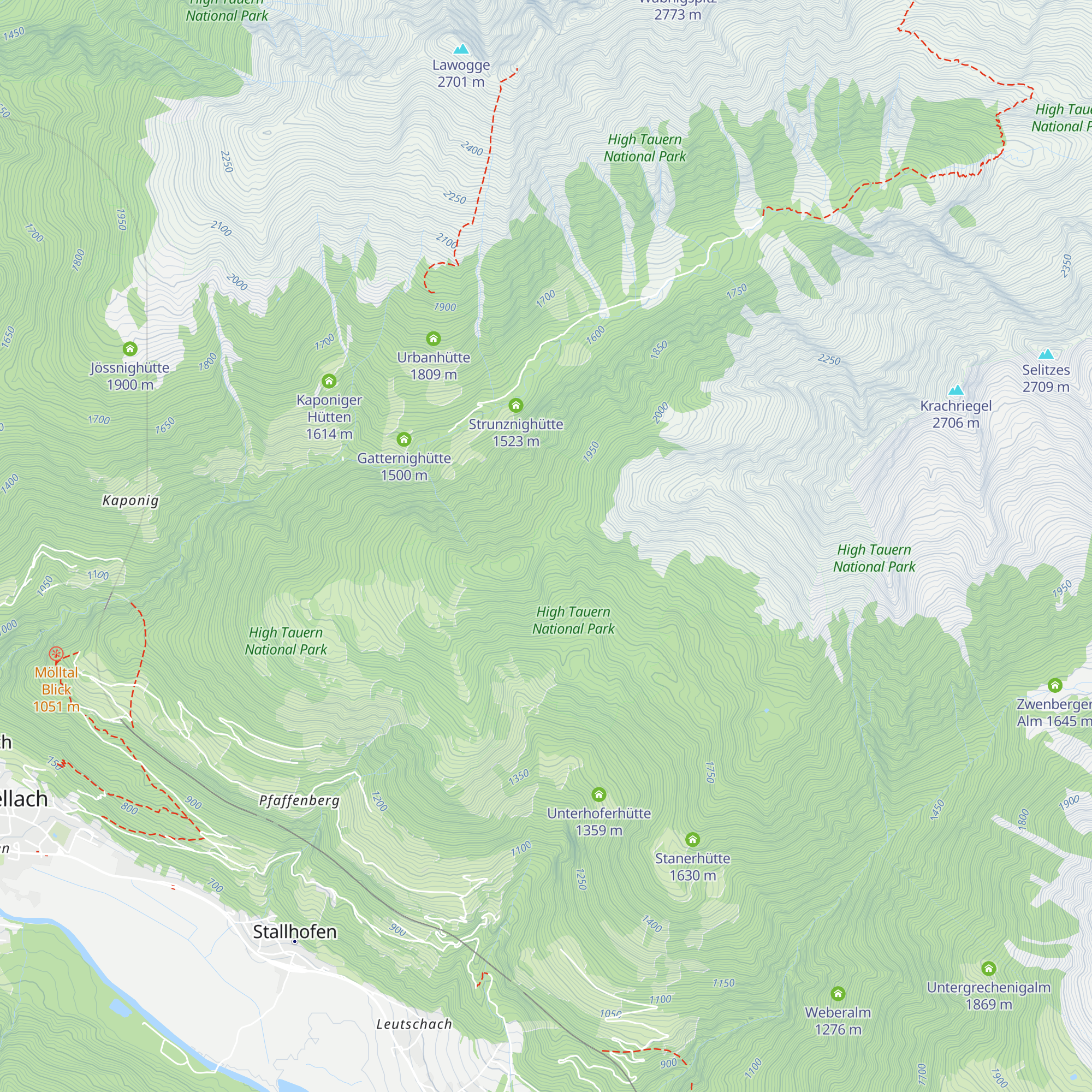 Buchhölzertörlhütte map