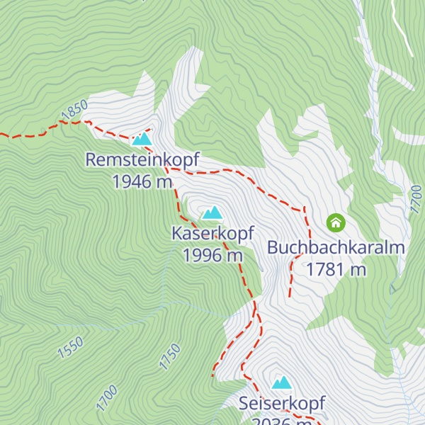 Map of Kaserkopf