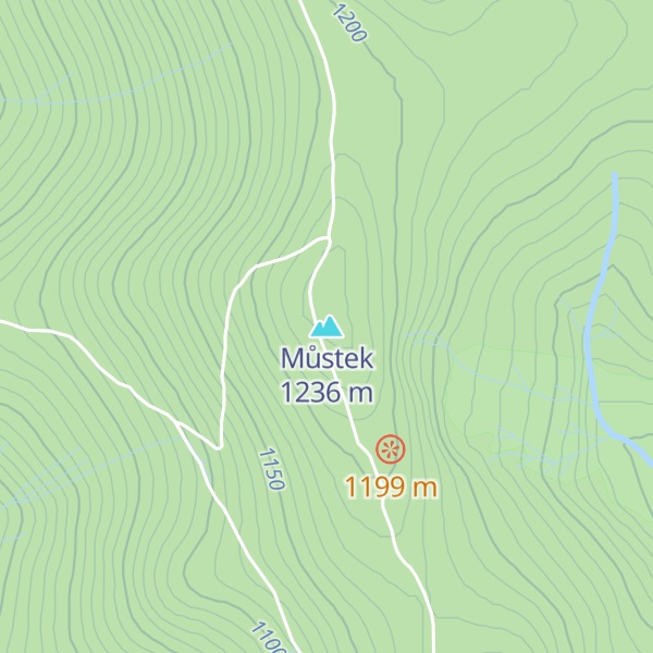 Map of Můstek