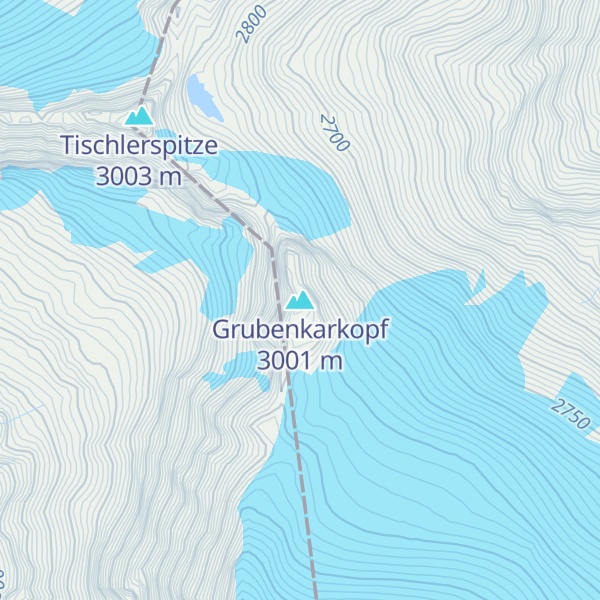 Map of Grubenkarkopf