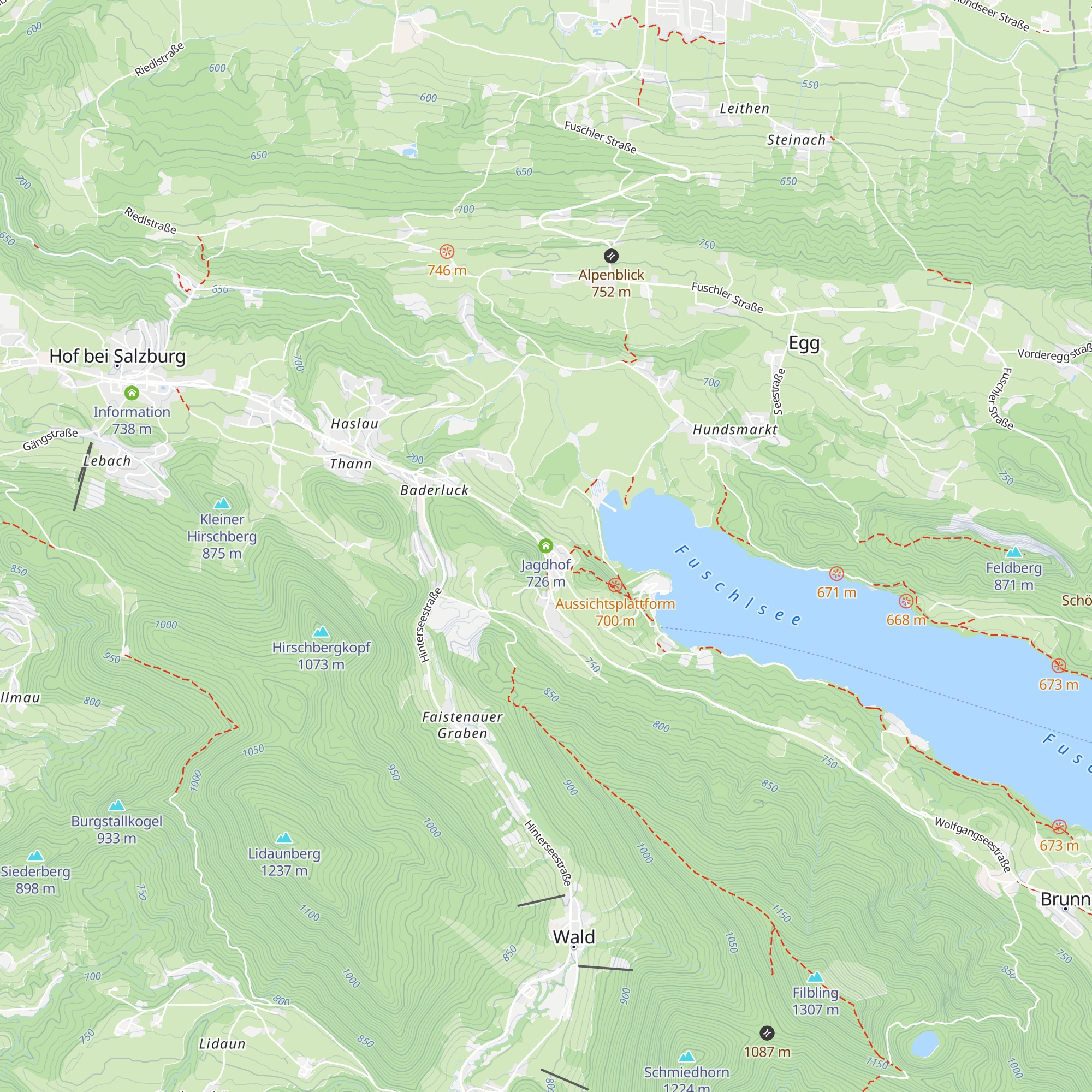 Jagdhof map