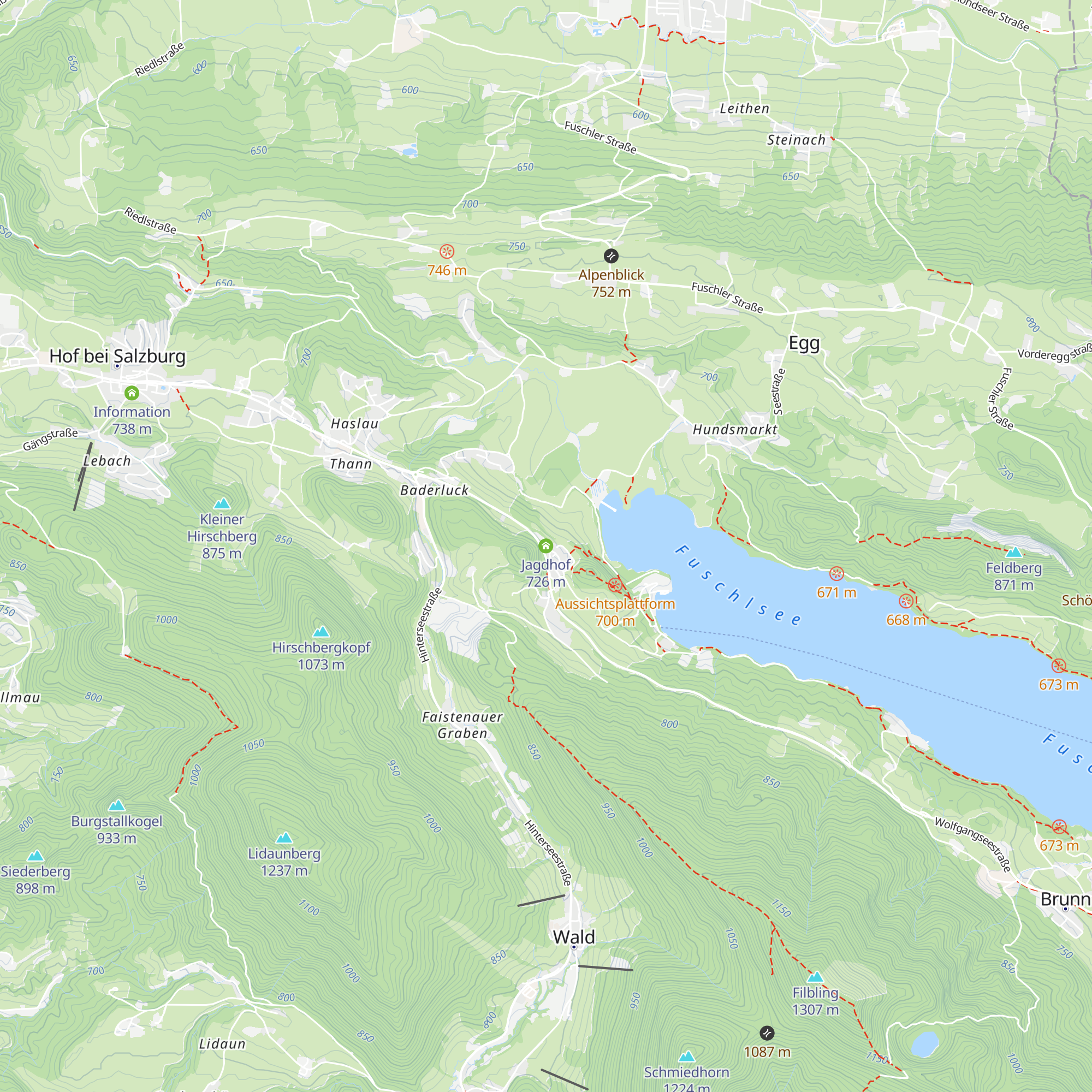 Jagdhof map