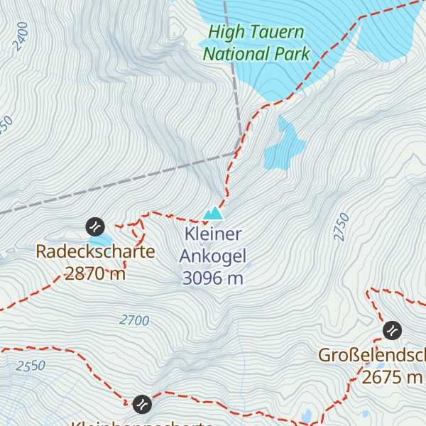 Map of Kleiner Ankogel