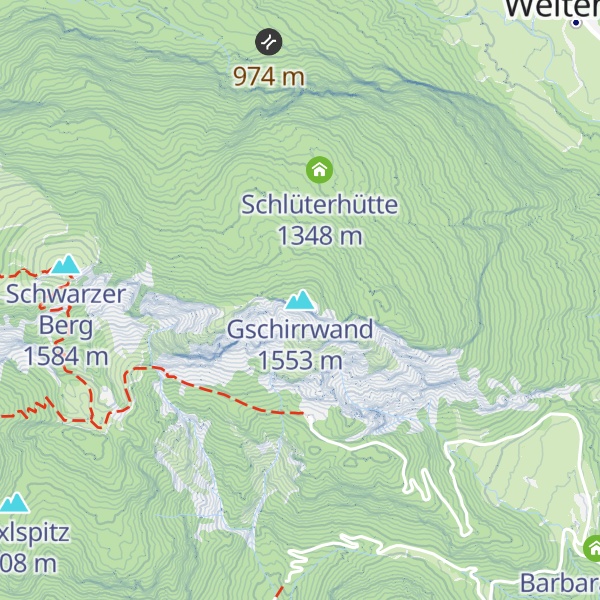 Map of Gschirrwand
