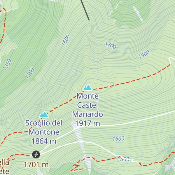 Map of Monte Castel Manardo