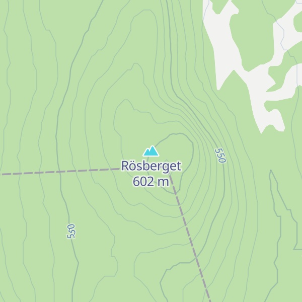 Map of Rösberget