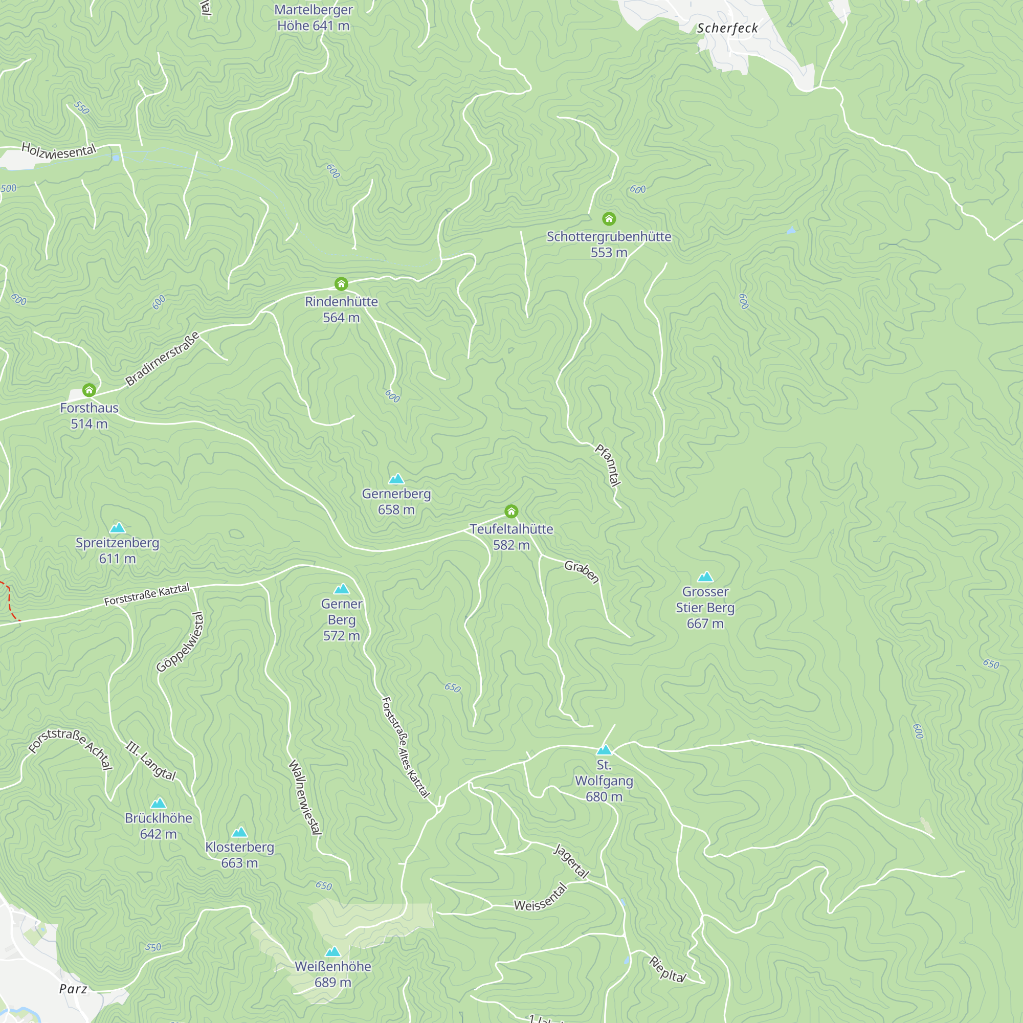 Teufeltalhütte map