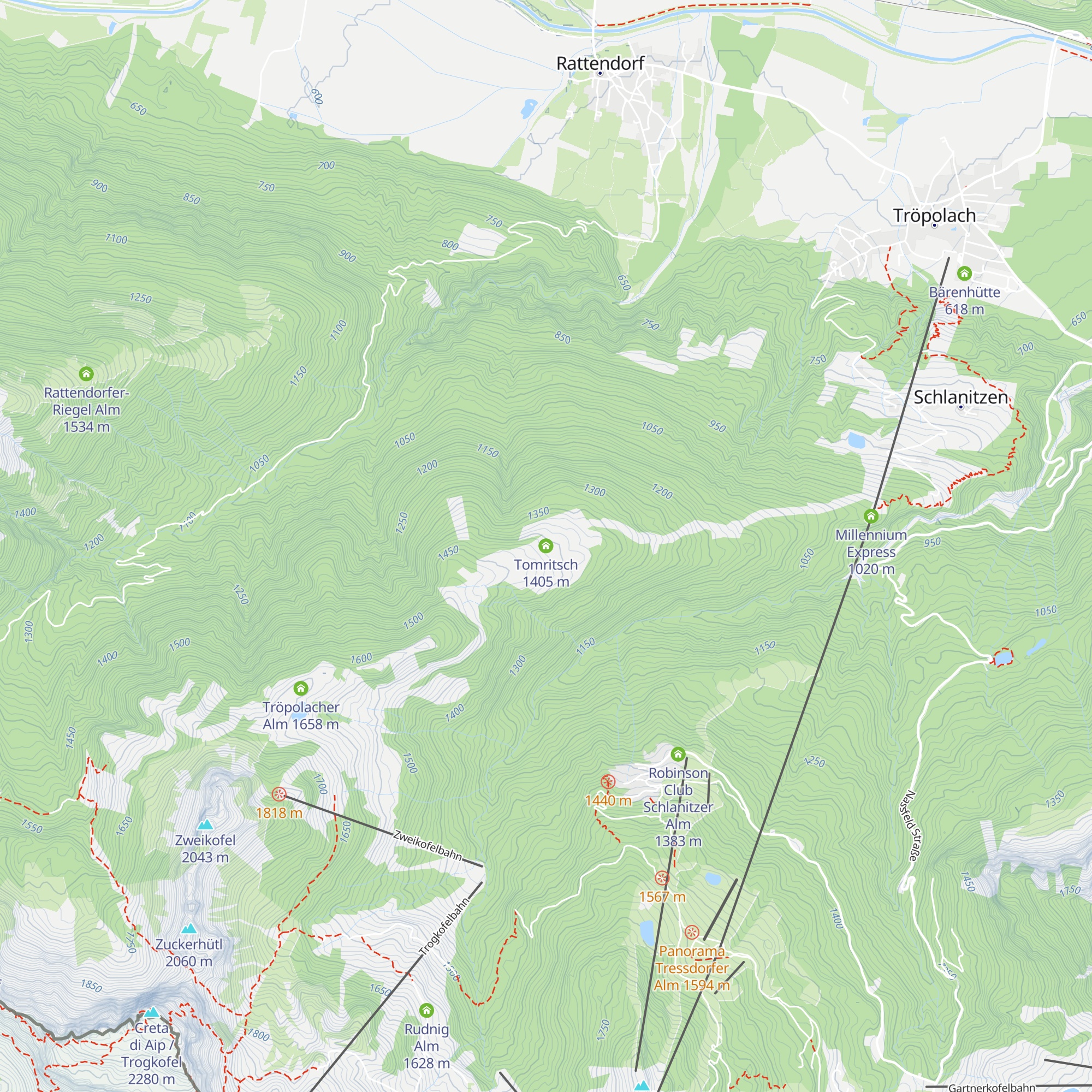 Tomritsch map