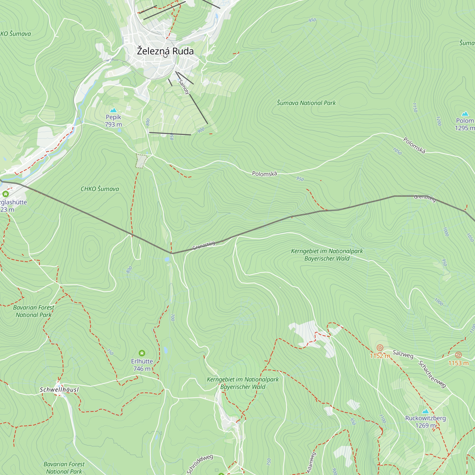 Rangerhütte map