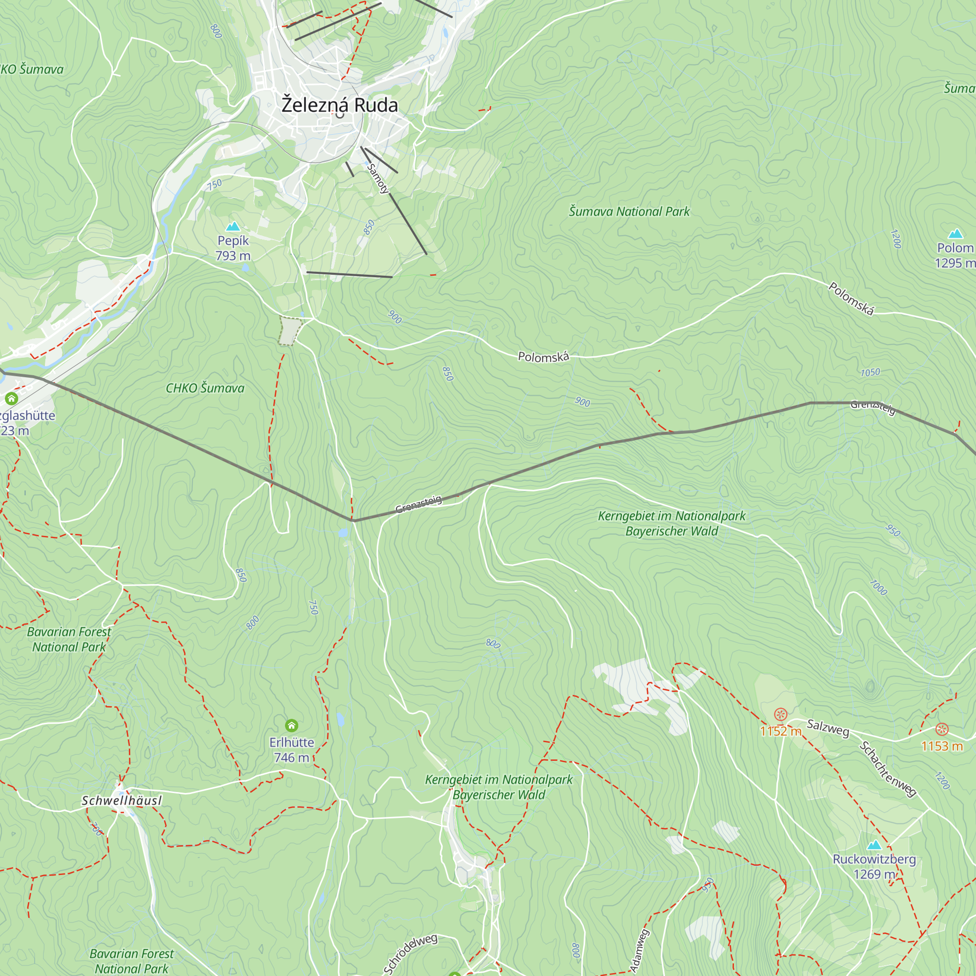 Rangerhütte map