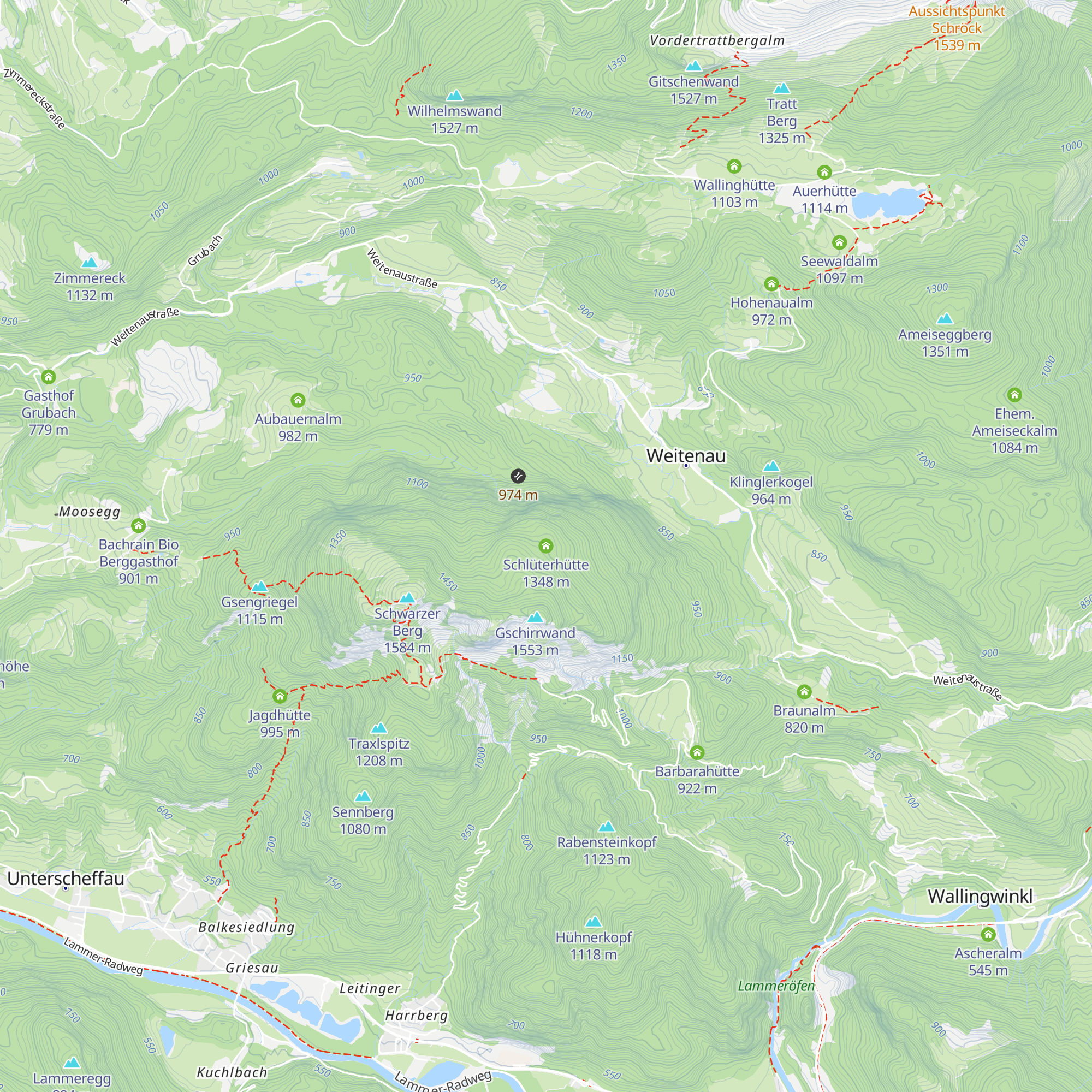 Schlüterhütte map
