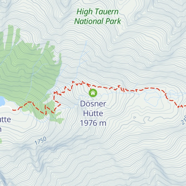 Map of Dösner Hütte