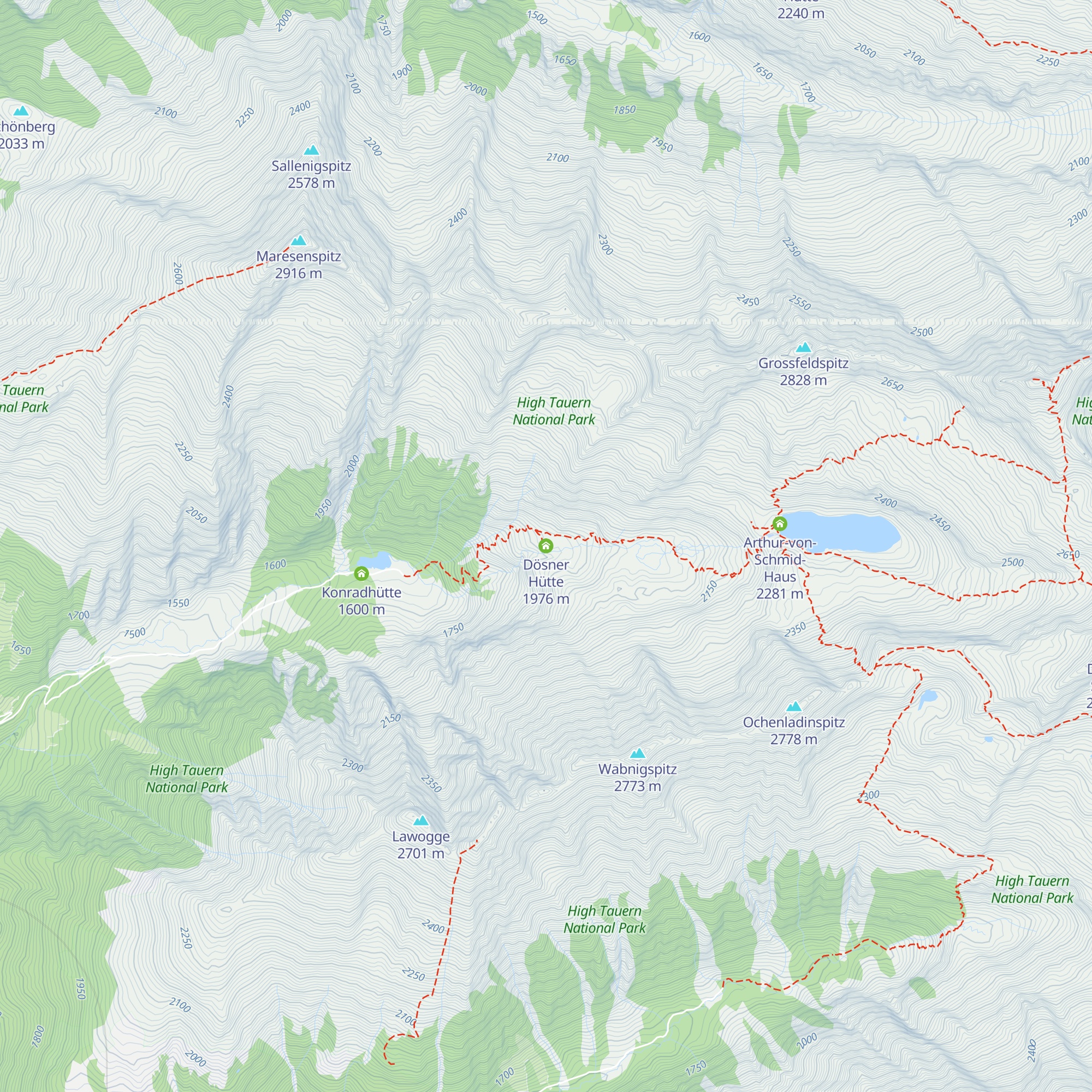 Dösner Hütte map