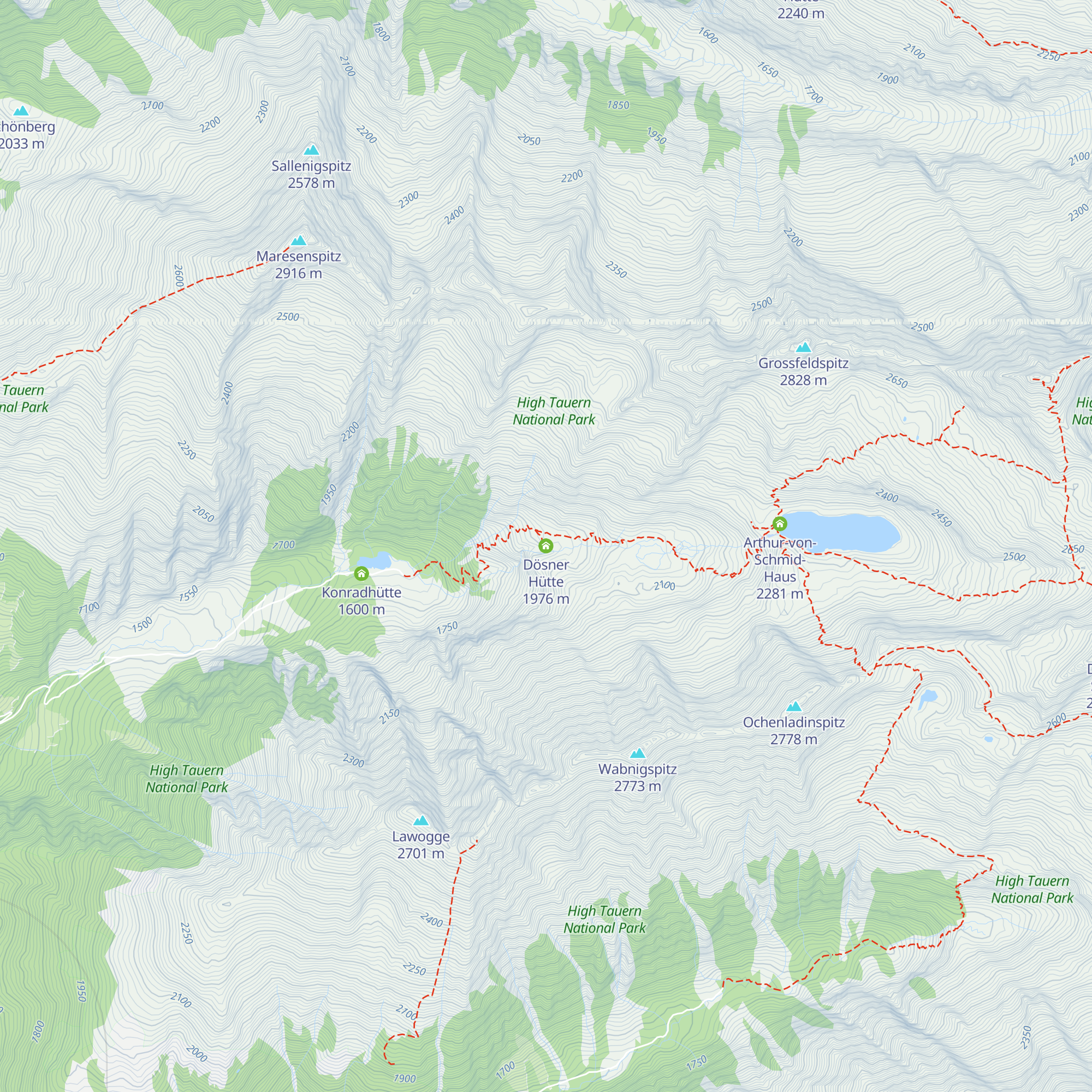 Dösner Hütte map