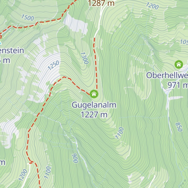 Map of Gugelanalm