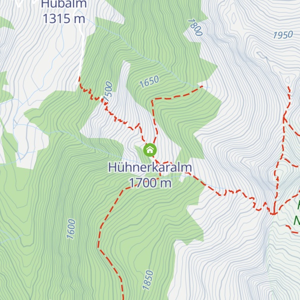Map of Hühnerkaralm