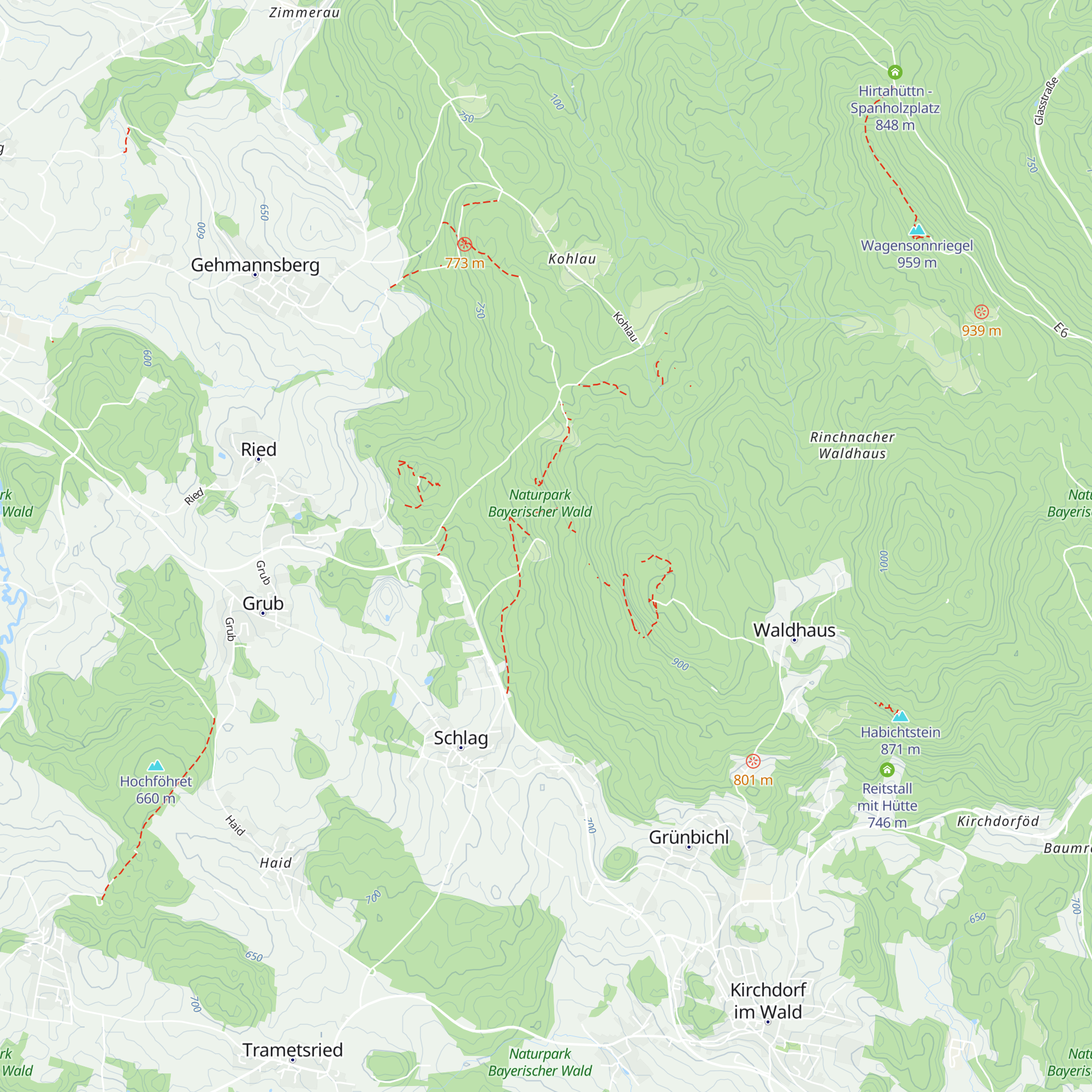Berghaus Dürnau map