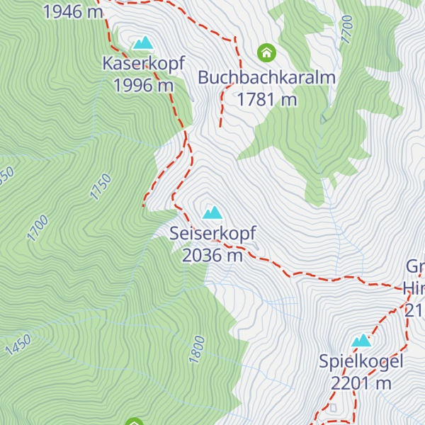 Map of Seiserkopf