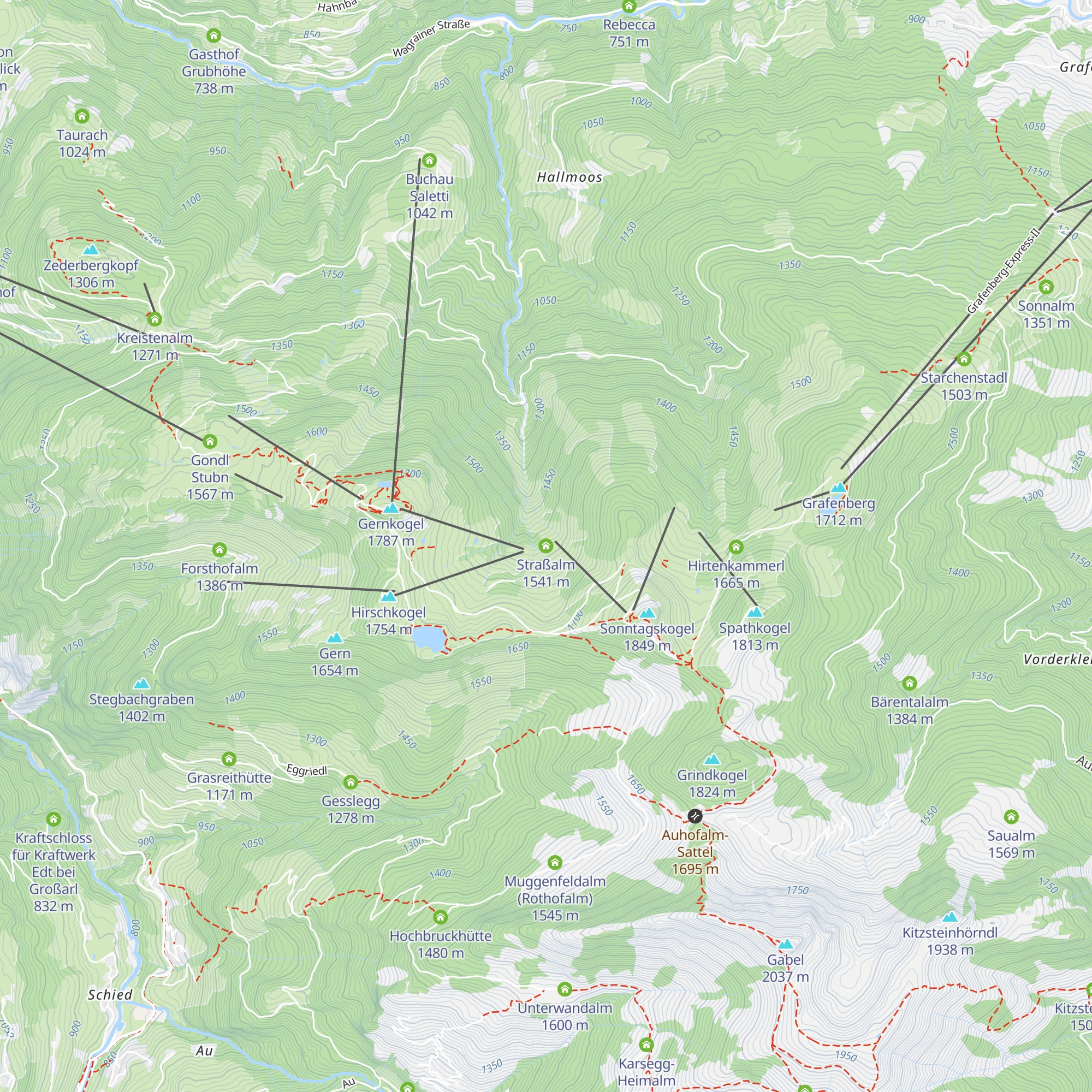 Straßalm map