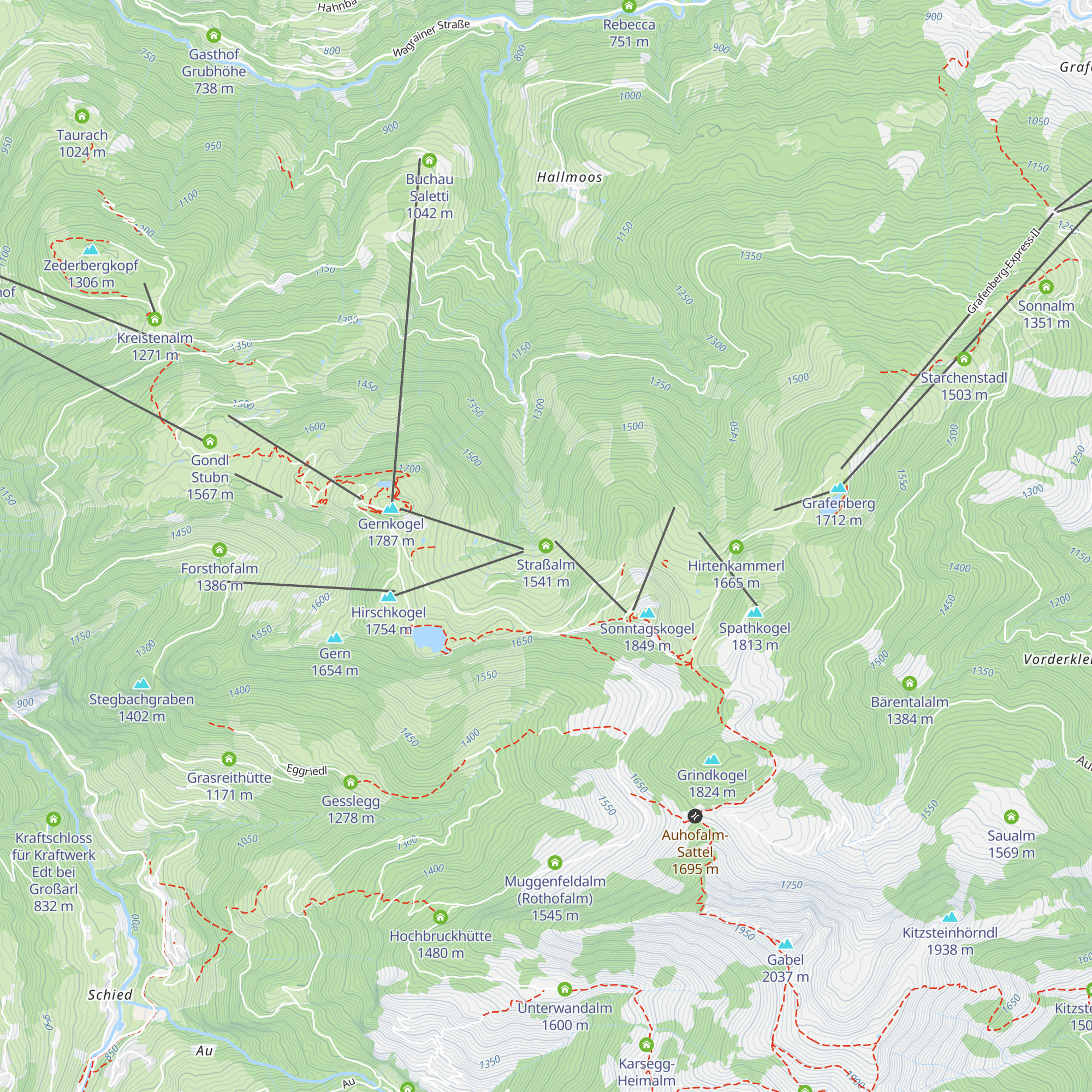 Straßalm map