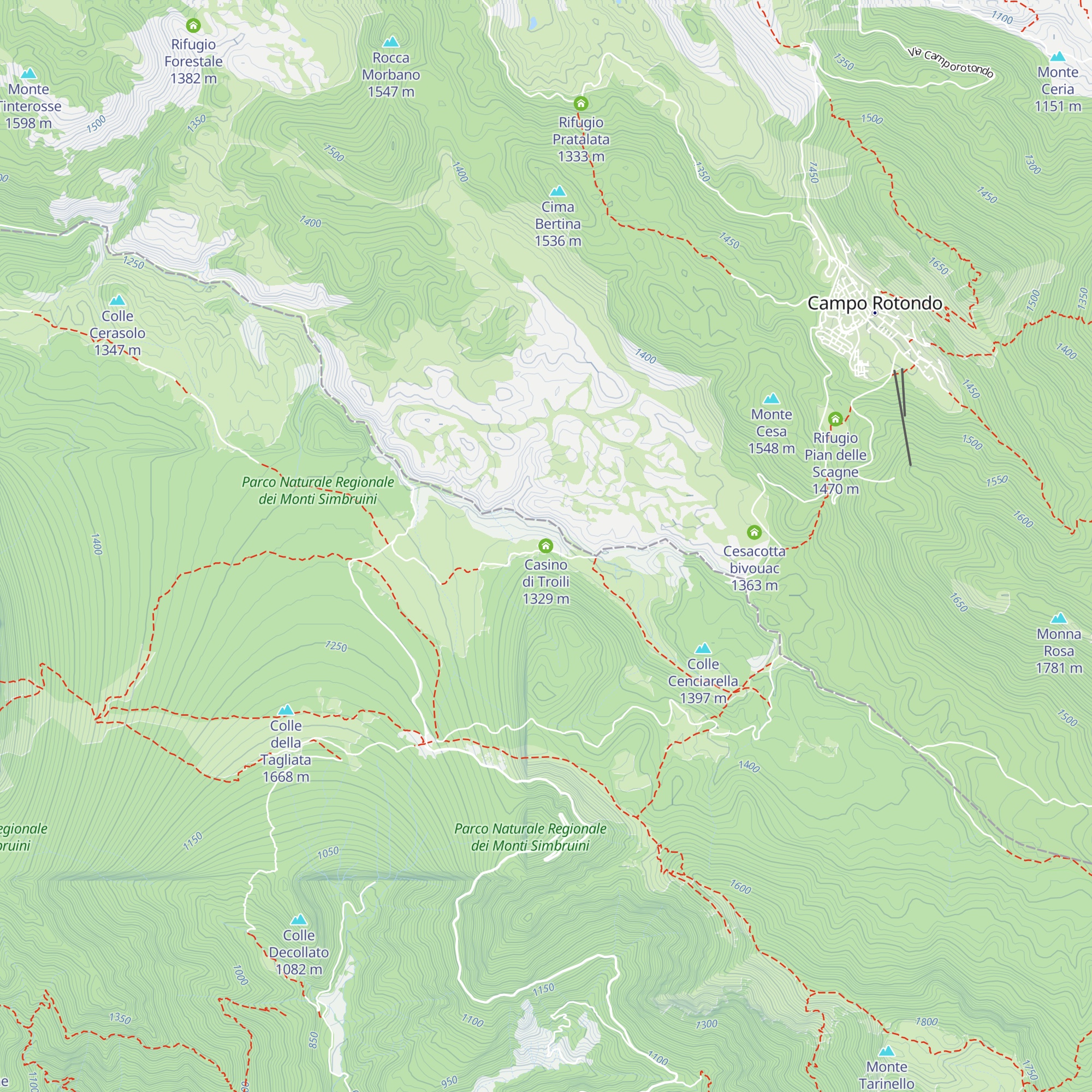 Casino di Troili map