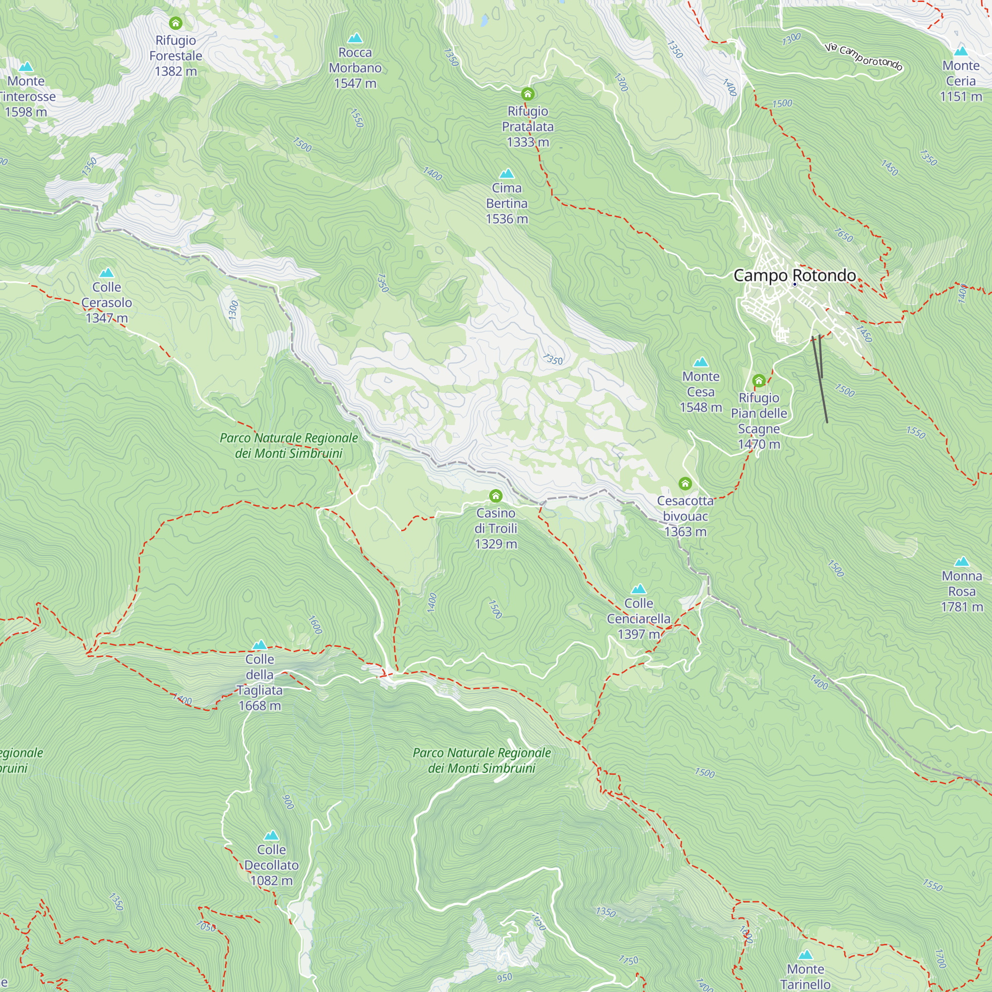 Casino di Troili map