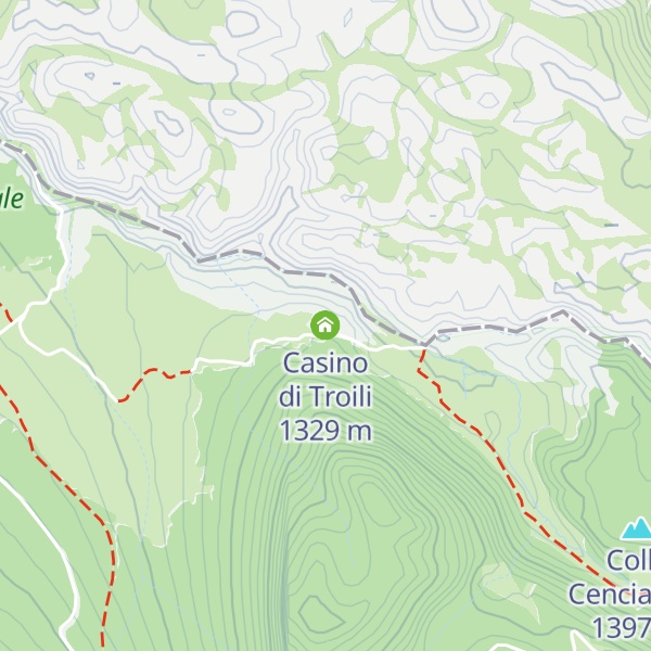 Map of Casino di Troili