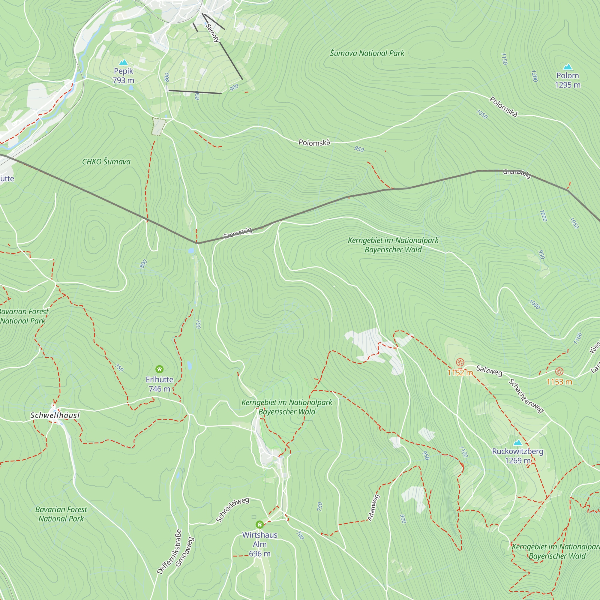 Nußharthütte map