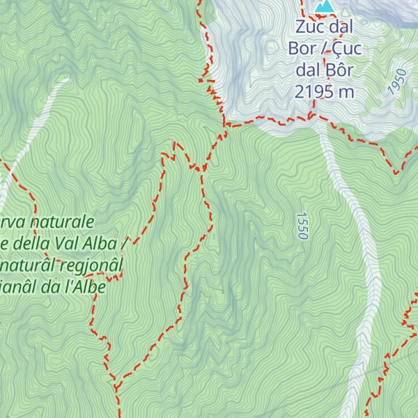 Map of Monte Crostis