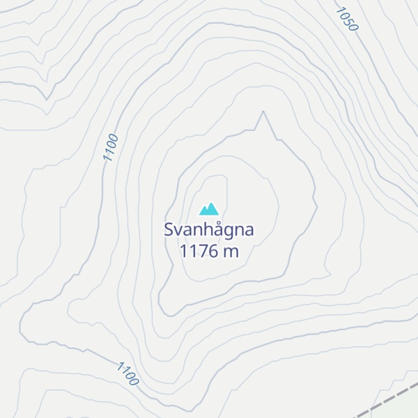 Map of Svanhågna