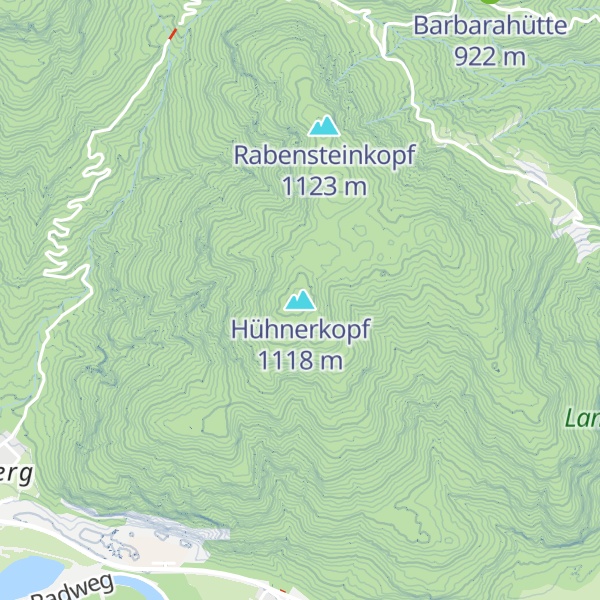Map of Hühnerkopf