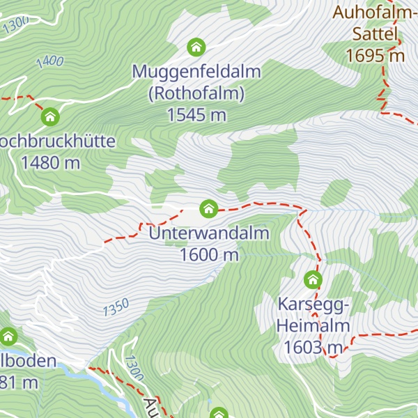 Map of Unterwandalm