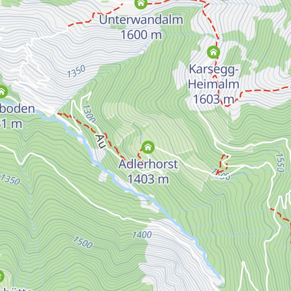 Map of Breitenebenalm
