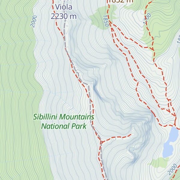 Map of Cima dell'Osservatorio