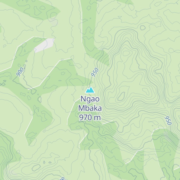 Map of Ngao Mbaka