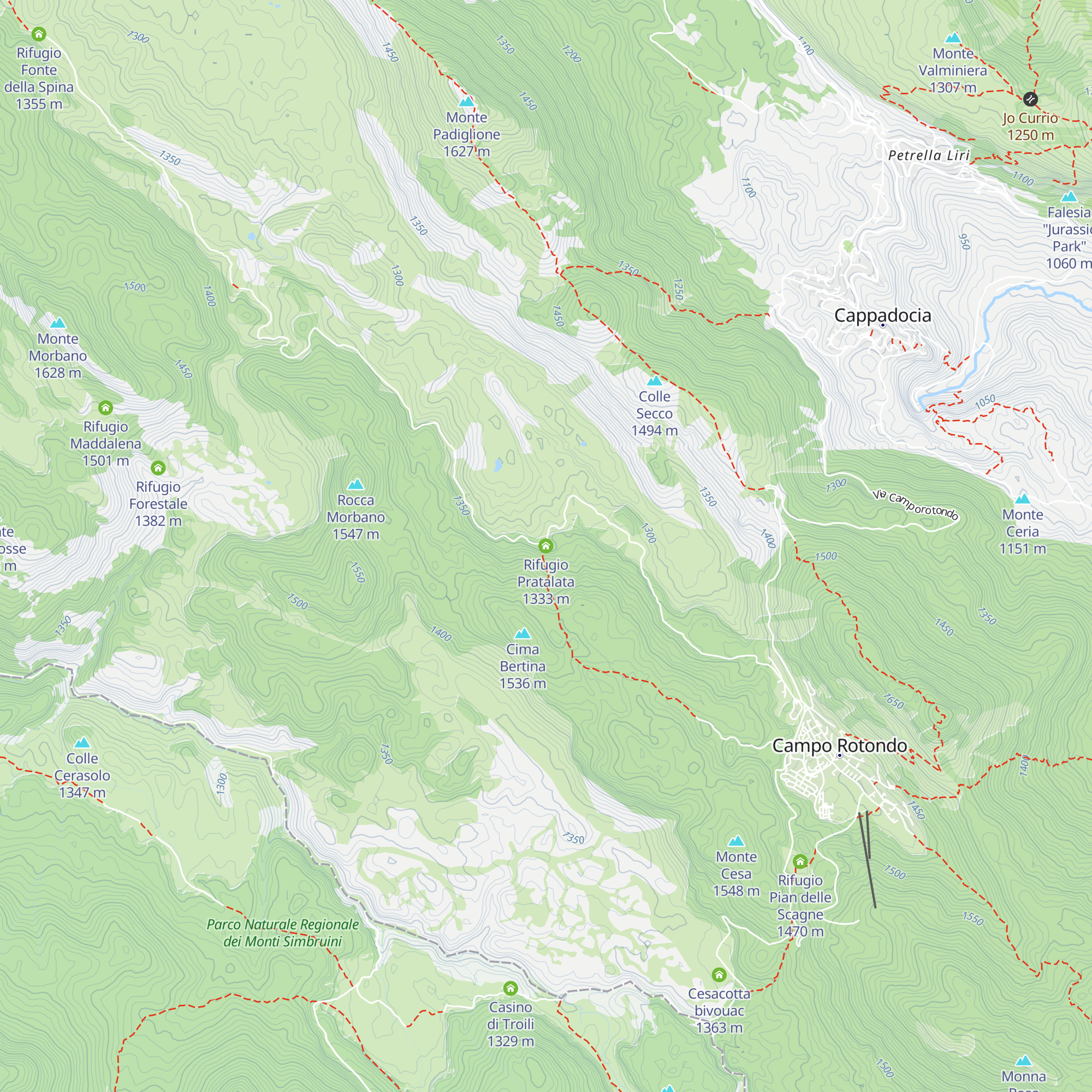 Rifugio Pratalata map