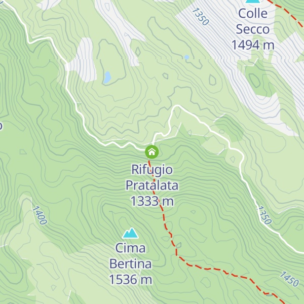 Map of Rifugio Pratalata